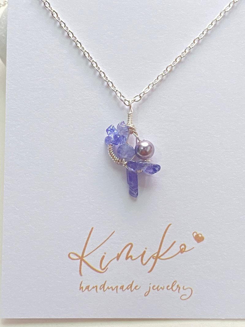 12月誕生石  14KGF丹泉石造型項鍊 - 項鍊 - 水晶 紫色