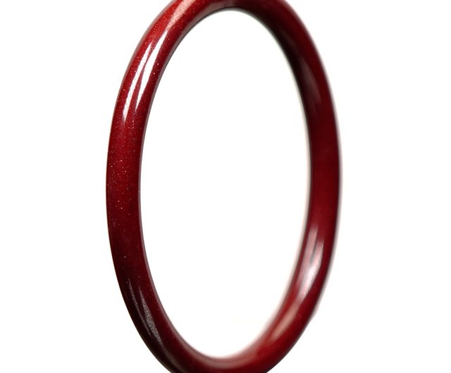 Zhengjia Jewelry】魔除けの紫金辰砂丸骨ブレスレット 紫金辰砂