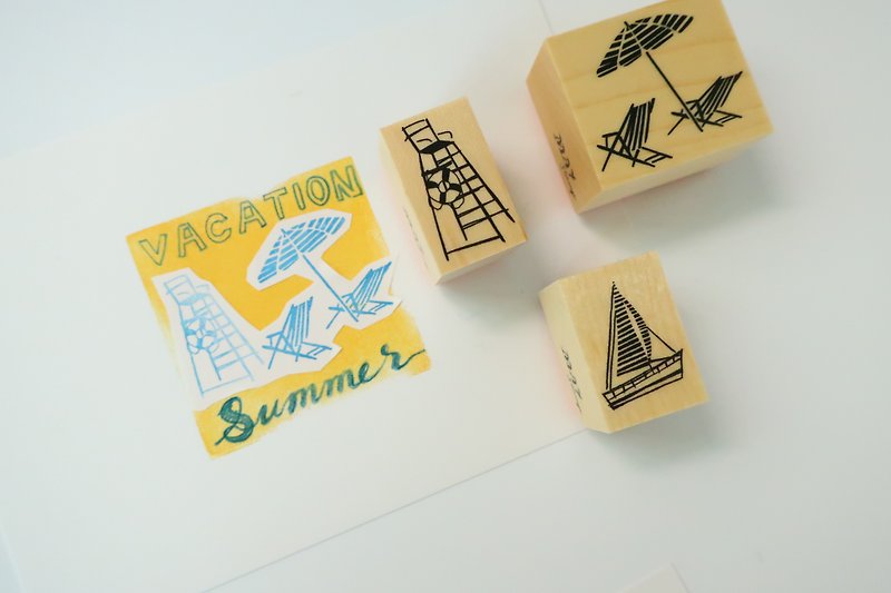 Beach bet - Stamps & Stamp Pads - Rubber 