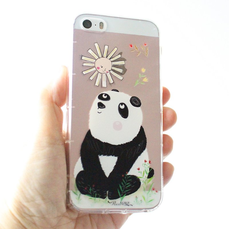 Panda phone case _ iPhone, Samsung, HTC, LG, Sony - เคส/ซองมือถือ - พลาสติก สีใส