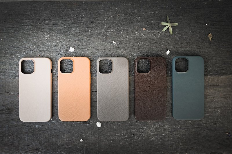 Genuine Leather Case iPhone 12, iPhone 12 Pro, iPhone 12 Pro Max, iPhone 12 mini - Phone Cases - Genuine Leather Multicolor