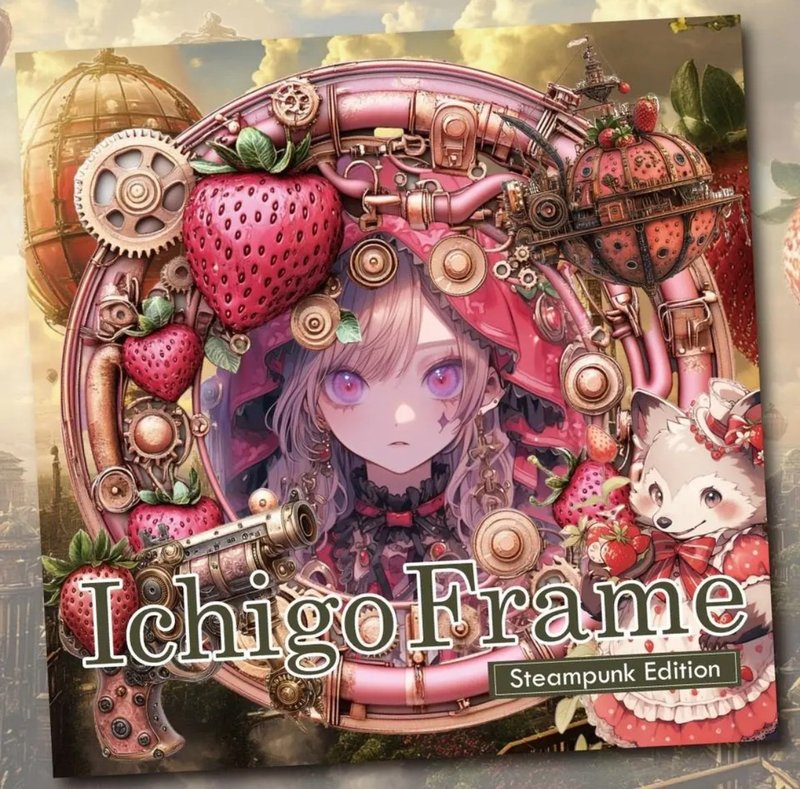 Ichigo Frame Steampunk Edition - Other - Paper Red