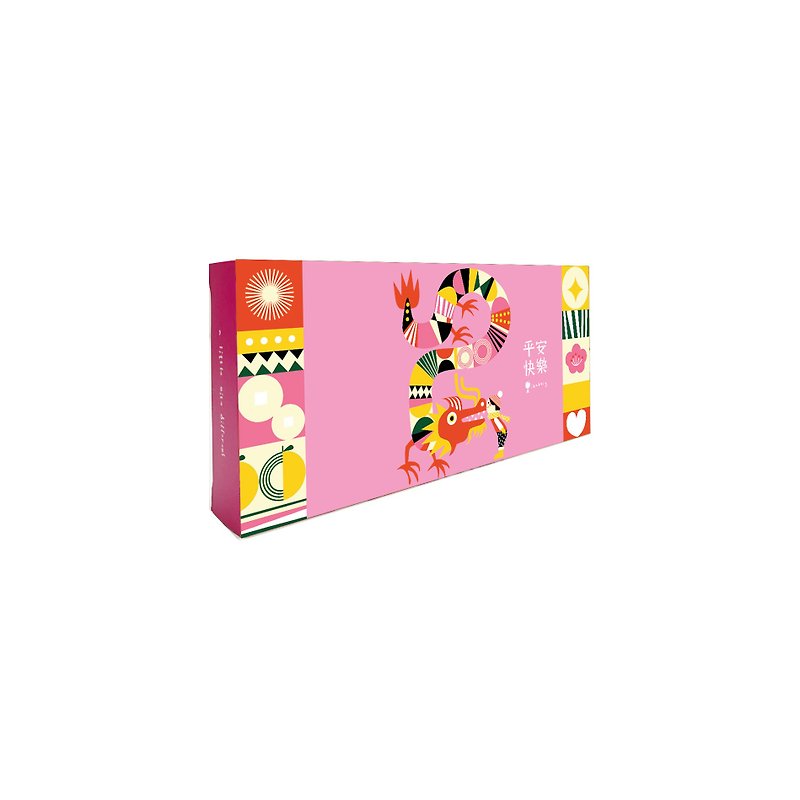 【Gift Box】Lunar New Year Bite Size Cookie Mini Box Set - คุกกี้ - อาหารสด หลากหลายสี