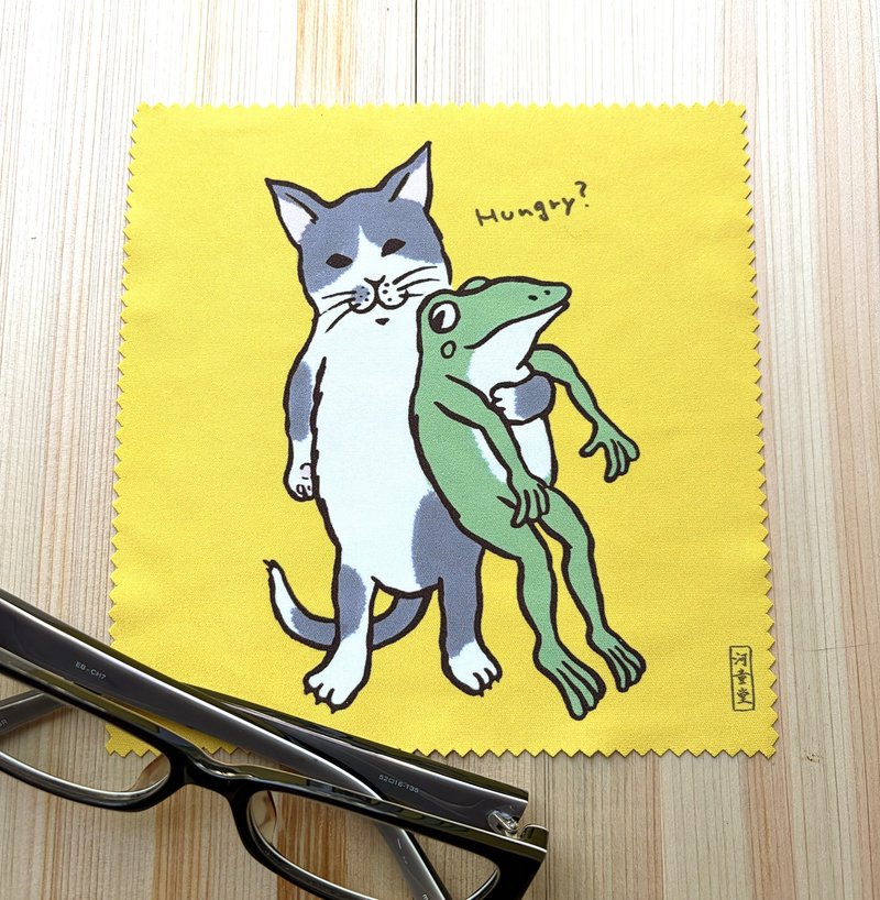 メガネふき　なかよし　スマホクリーナー - 手帕 - 其他材質 黃色