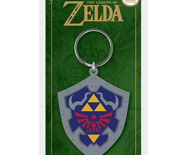 任天堂】ゼルダの伝説 ハイリアの盾 輸入ラバーキーホルダー
