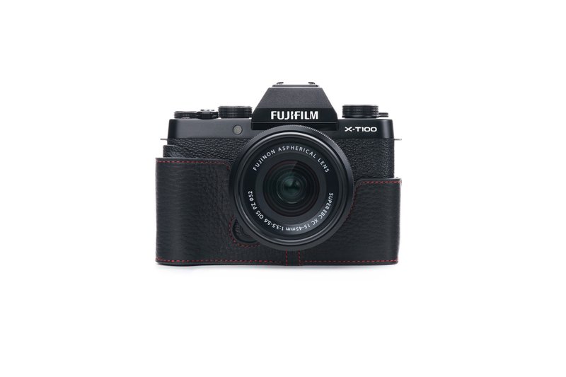 mi81 真皮開底底座 Fujifilm XT100 - 相機/拍立得/底片相機 - 真皮 多色