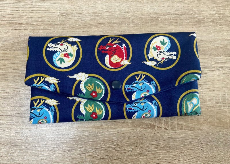 金彩龍 ポチ袋 マスクケース 通帳ケース 多機能ポーチ かわいい限定デザイン - ご祝儀袋・ポチ袋 - コットン・麻 