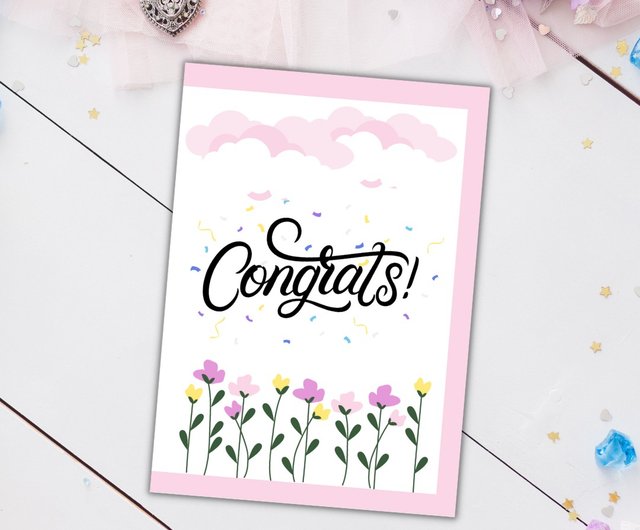 Congrats on Your Tiny Human PRINTABLE Card, 5x7, Cardstock, Digital Art,  Baby Arrival, Stork, Grey & White, Boy or Girl, Envelope Template 