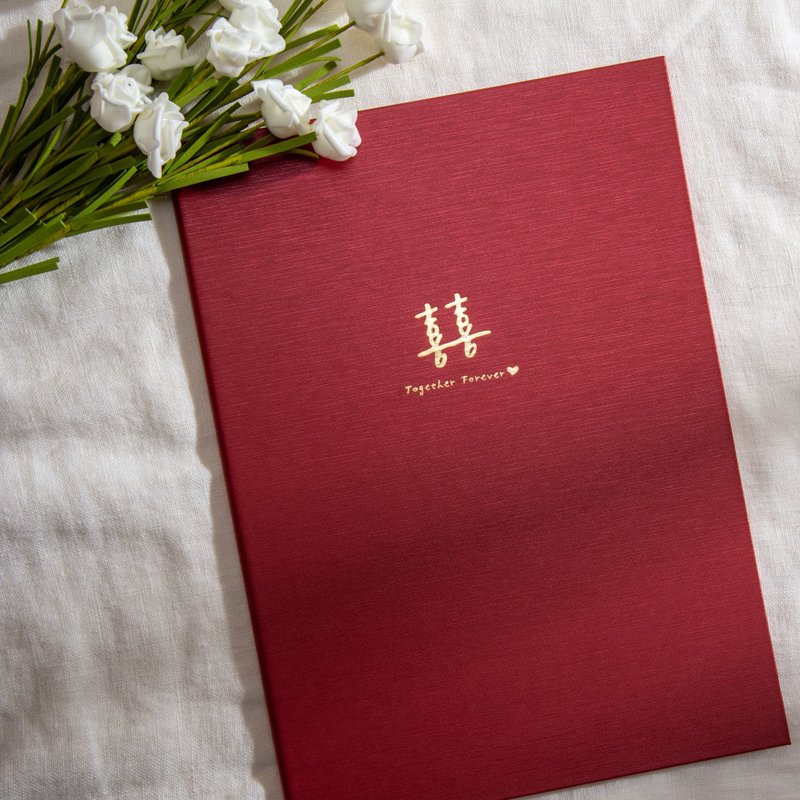 燙金結婚書約夾 含書約 / 雀印良行【現貨】 WES4-Logo6 - 結婚書約 - 紙 多色