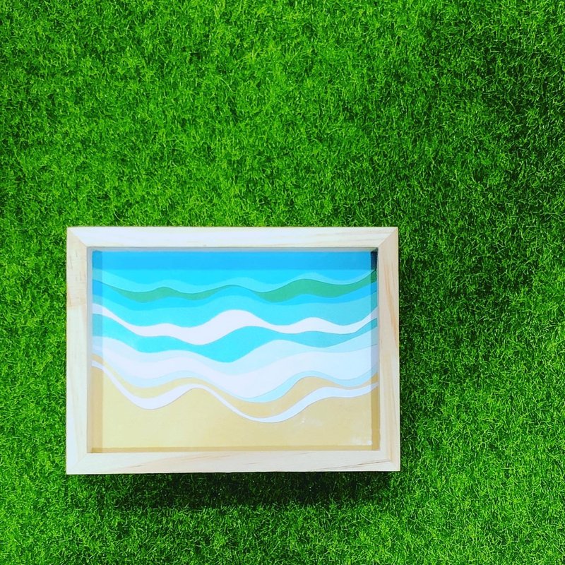海 Sea  編號S001 - 剪影男紙系列 紙張創作藝術擺設 - 擺飾/家飾品 - 紙 