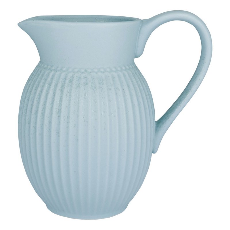 【新品】丹麥GreenGate Alice ice blue 水瓶0.5L - 水瓶/水壺 - 陶 多色