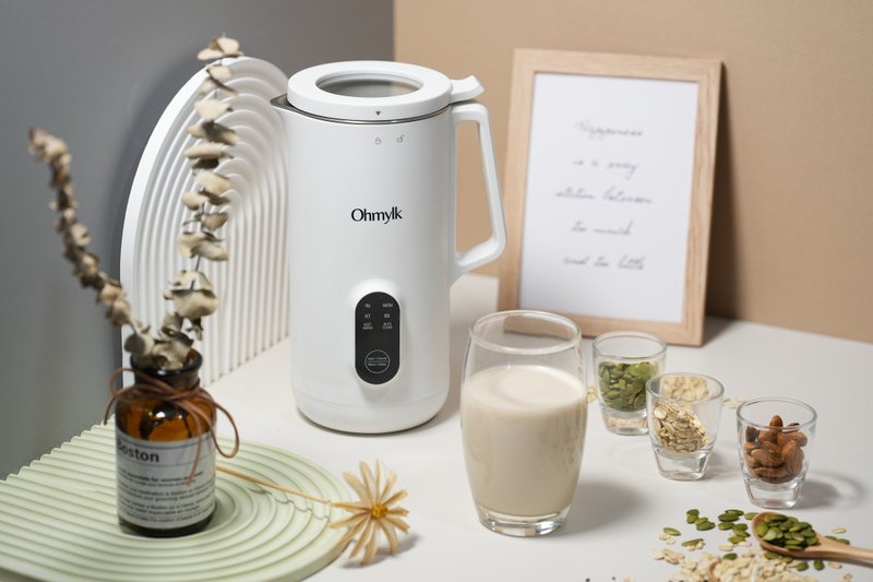 Ohmylk plant milk machine - เครื่องใช้ไฟฟ้าในครัว - สแตนเลส ขาว