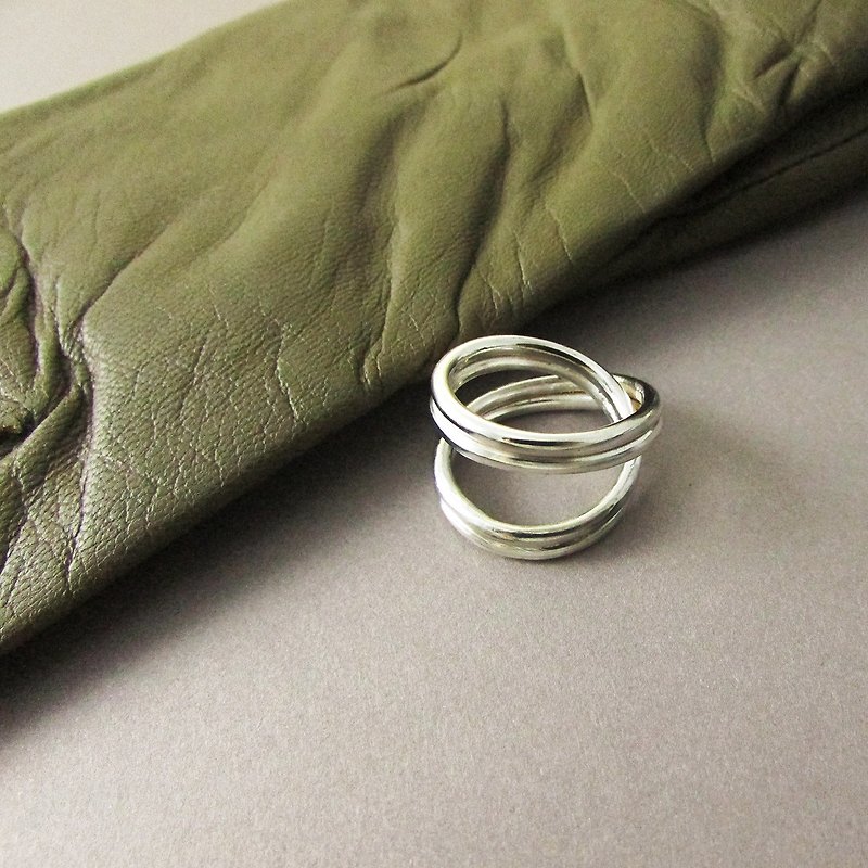 rail b ring | mittag jewelry | handmade and made in Taiwan - General Rings - Silver Silver