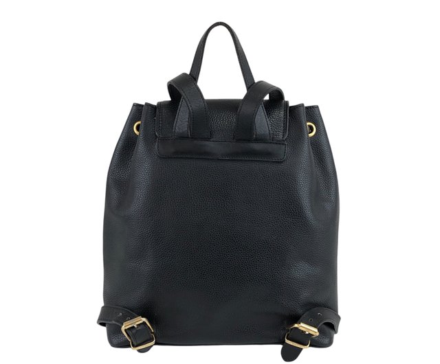Direct from Japan, branded used bag] CELINE Backpack Black Mantel