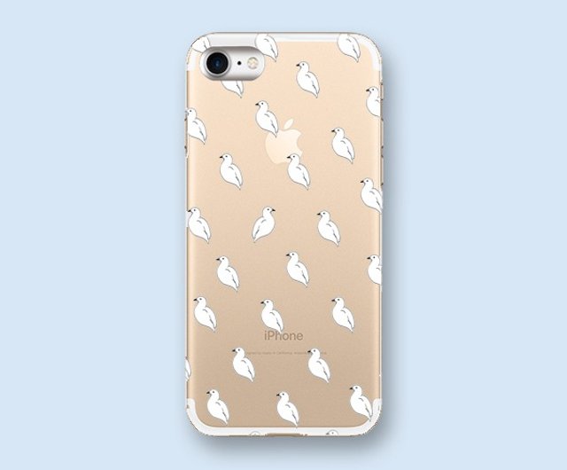 ＊足バッテン貴婦人＊スマホケース 白 機種選べます トリ 鳥 ハト 鳩 インコ イラスト シンプル 可愛い iPhone        