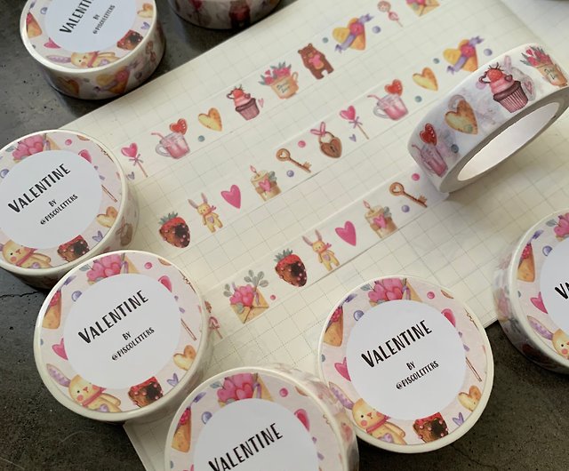 Valentine Washi Tape - Shop Piscoletters Washi Tape - Pinkoi