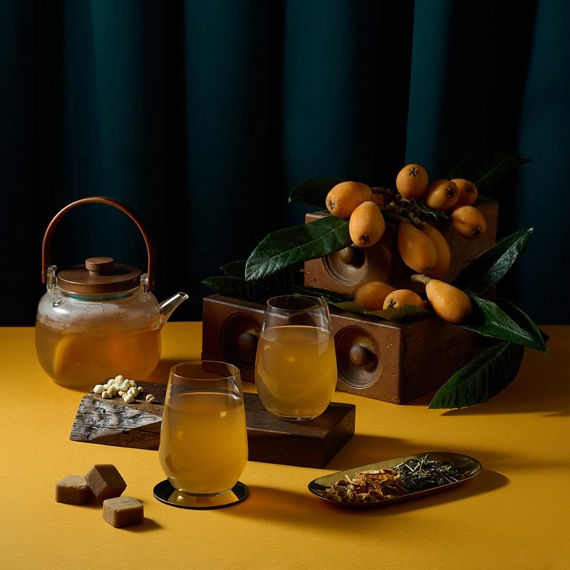 冰糖川貝枇杷 | 17gx15入/袋 | 婚禮小物 送禮 教師禮 漢方 茶磚 - 茶葉/茶包/水果茶 - 其他材質 橘色