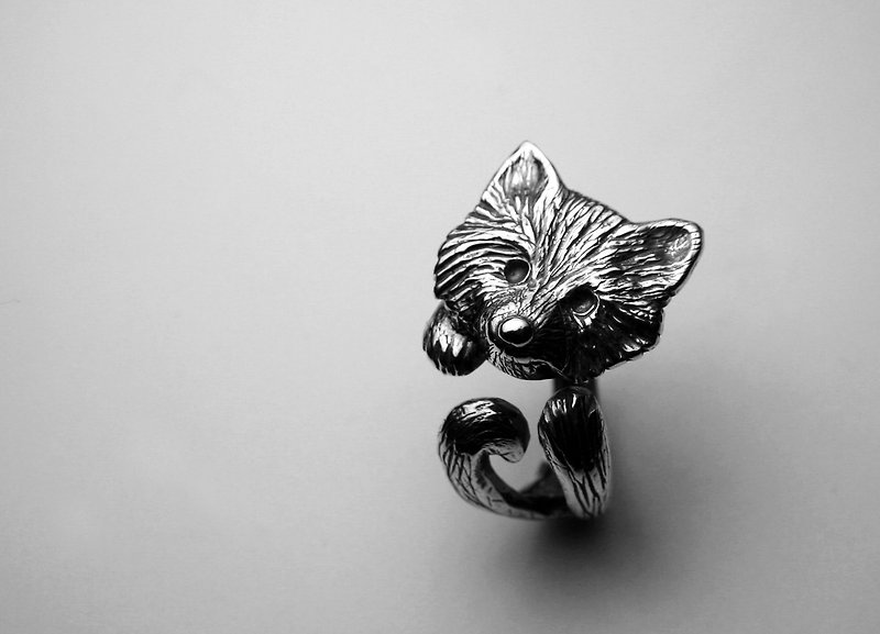 Customized pet Silver ring - แหวนทั่วไป - โลหะ สีเงิน