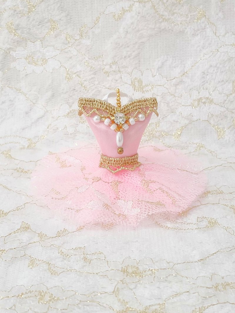 Ballet tutu x bag charm pink version - Charms - Other Man-Made Fibers Pink