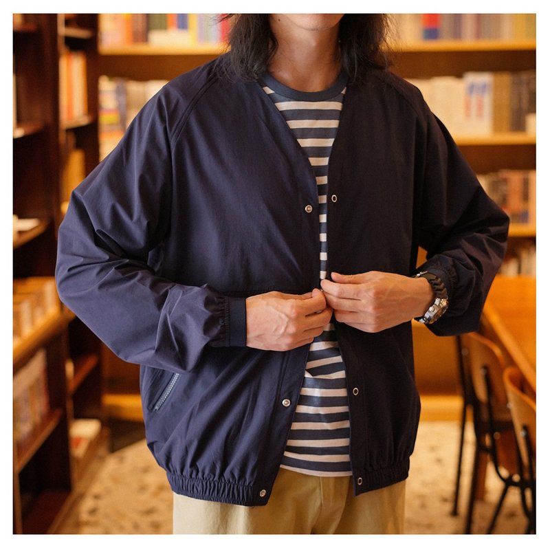 AlphaDry Cardigan 機能面料寬松開衫 無領夾克外套 - 男夾克/外套 - 其他材質 多色