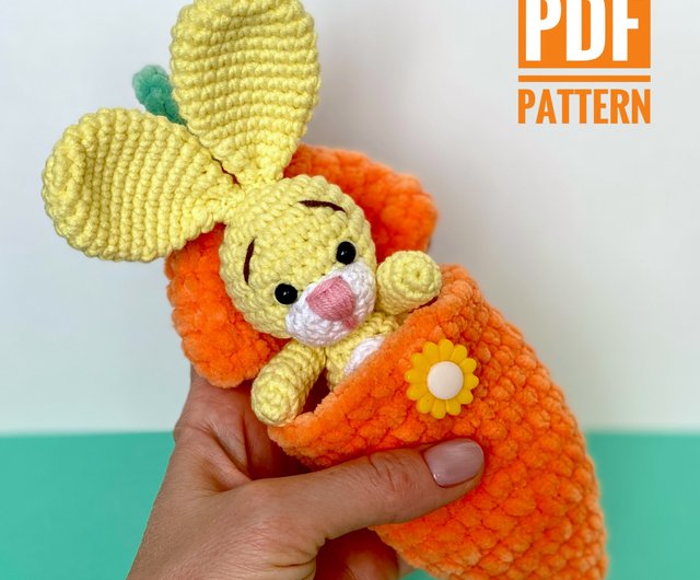 Carrot Crochet Dog Toy by Dogo