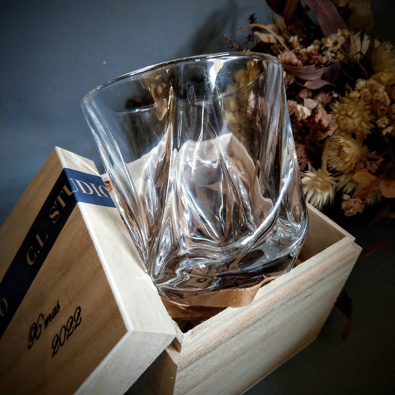 新~高質感威士忌杯 贈限量木盒及杯身刻字 男友/可大批採購 - 杯/玻璃杯 - 玻璃 透明
