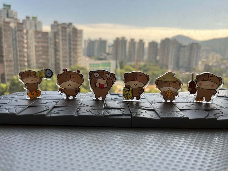 Monster and Silly Character Blind Box Acrylic Stands (Halloween Edition) - ของวางตกแต่ง - อะคริลิค 