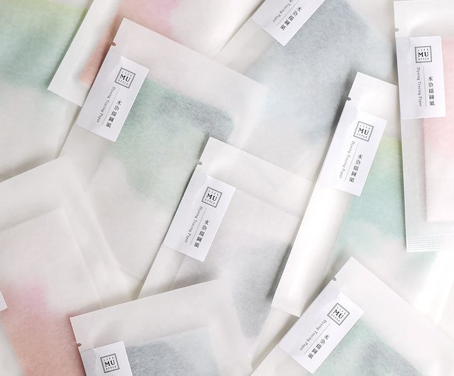 手染めグラシンペーパー 水染めトレーシングペーパーno.7-12 - ショップ MU 付箋・ポストイット