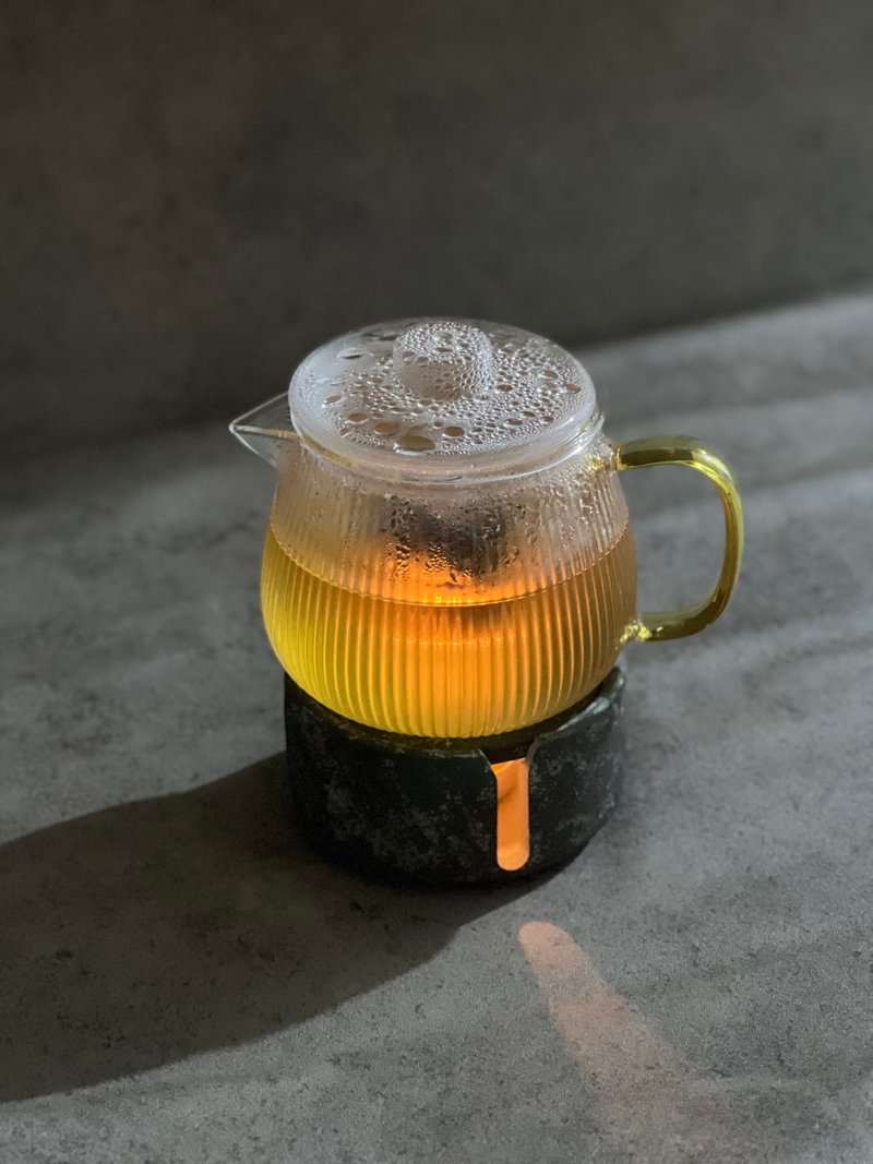 復古綠溫茶爐/仿舊/水泥/保溫/蠟燭加熱/茶道用品/手工 - 擺飾/家飾品 - 環保材質 
