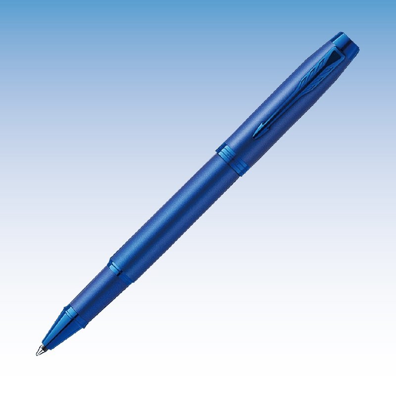 Parker 派克新IM 電光藍鋼珠筆  免費刻字 - 鋼筆 - 其他金屬 藍色