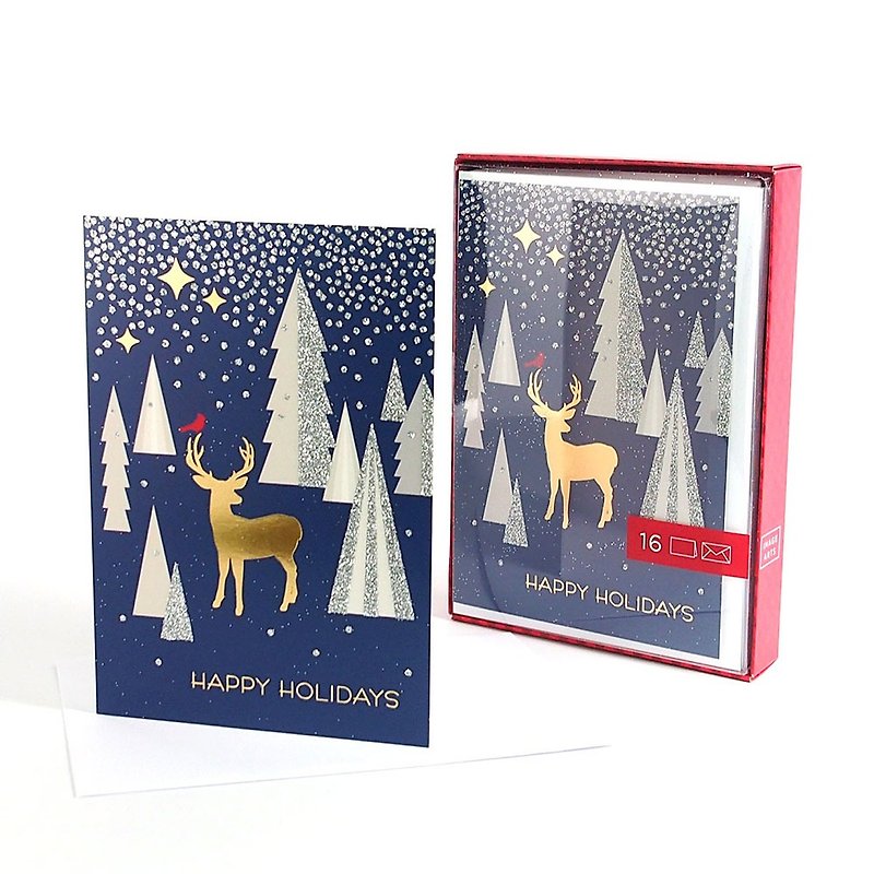 Starry Christmas Box 16を[Hallmark-Card Christmas Series]に輝かせてください - カード・はがき - 紙 多色