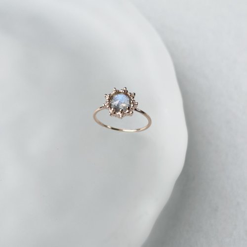 BOHO BELLE jewelry Big Sunshine拉長石戒指