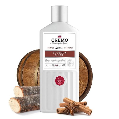 紳士洋行 The Gentry & Co. Cremo - 波本威士忌橡木桶 沙龍香水護髮洗髮精 / 保濕香氛洗髮乳
