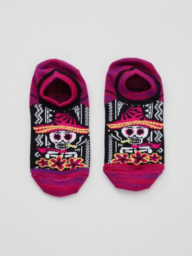 【Pre-order】 ✱ Mexican Skull and Sun Socks 24cm✱ CISP8103 - Other - Other Materials 
