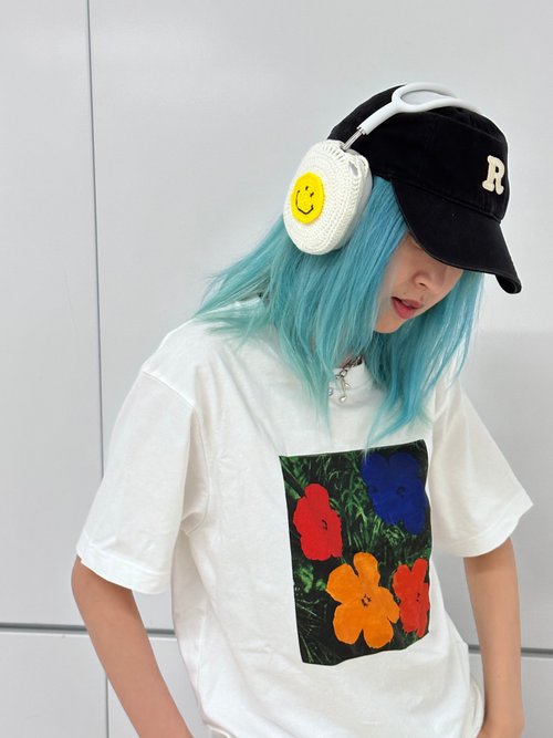 Pawpawcrochet 原創設計可愛笑臉 AirPod Max 保護套 索尼 XM5 頭戴式耳機