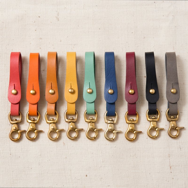 Hanging ring accessories (retail) - Charms - Genuine Leather Multicolor