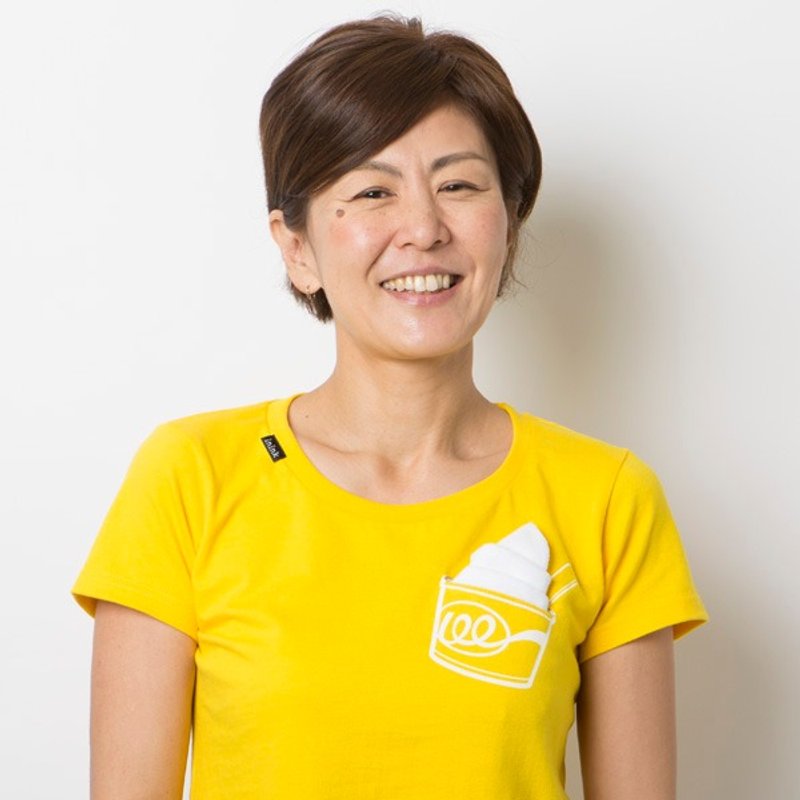 黃色 T-shirt 自家製霜淇淋 icecream YELLOW - 帽T/大學T - 棉．麻 黃色