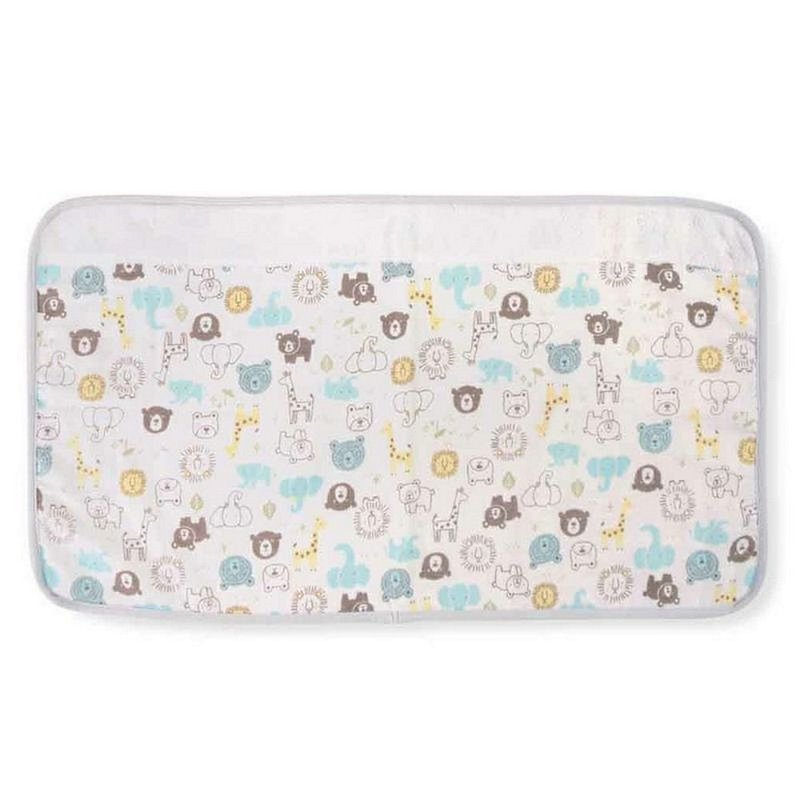 Japan Boribon oeuf Colorful Zoo Cotton Soft Bath Towel - Towels - Cotton & Hemp White