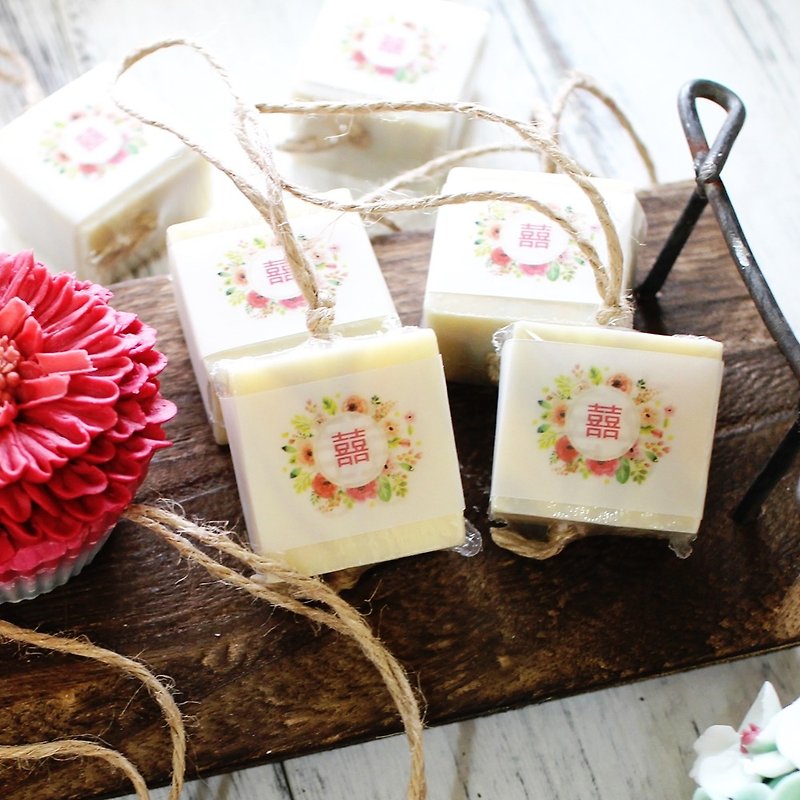 【Lianbo Handmade Soap】My favorite hand soap-single soap. Wedding small things│Natural handmade soap - ผลิตภัณฑ์ล้างมือ - วัสดุอื่นๆ สึชมพู