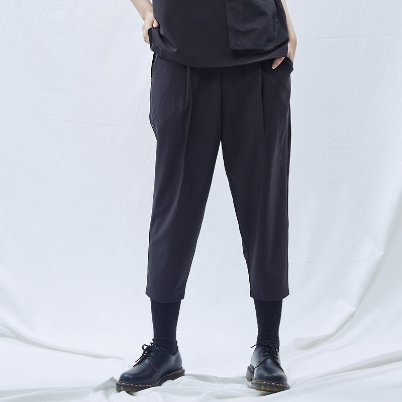 DYCTEAM - 3 Functional Ankle Length Pants - 闊腳褲/長褲 - 防水材質 黑色