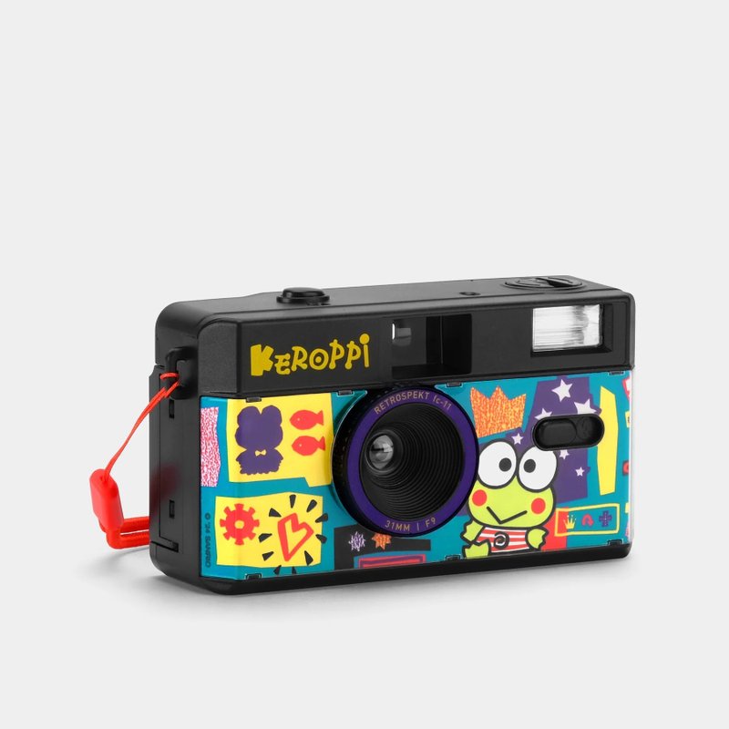 【Polaroid雜貨店】大眼蛙 Kero Keroppi 可洛比 135  底片 相機 - 其他 - 塑膠 黑色