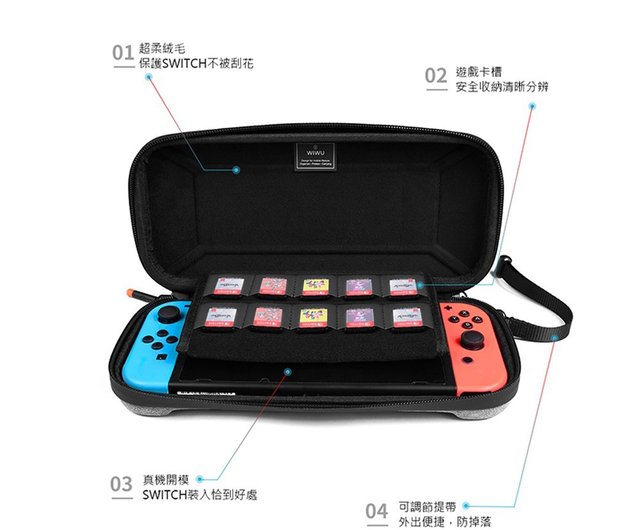 WiWU SWITCH NS Guardians Hard Shell Game Pack Shop b concept