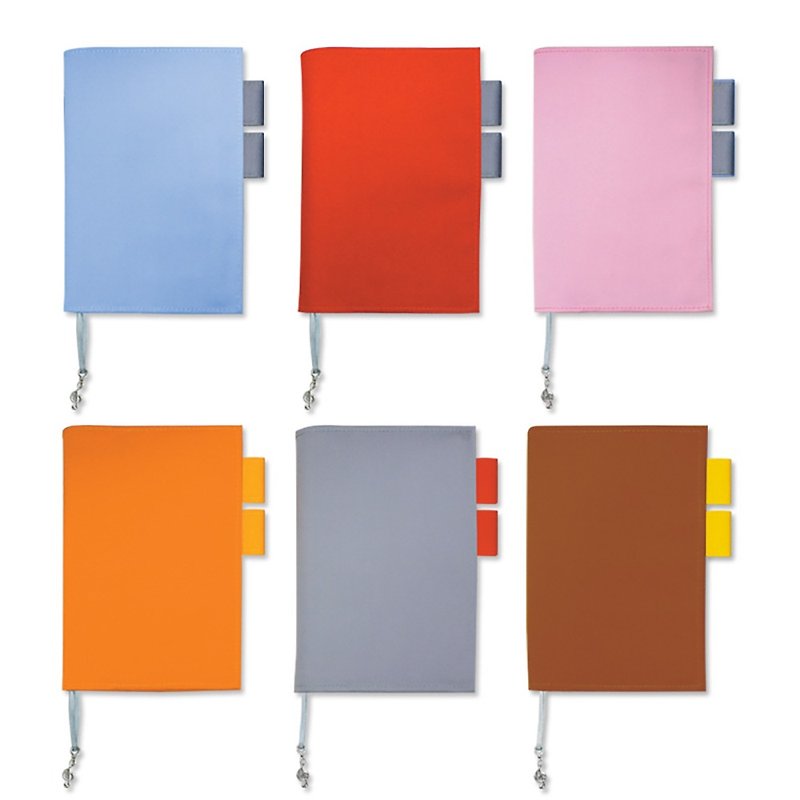 A5/25K multi-function book/book cover - two-color cotton cloth - ปกหนังสือ - ผ้าฝ้าย/ผ้าลินิน 