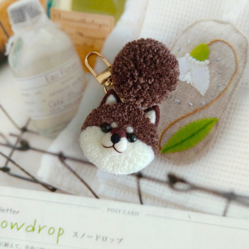 宝船に乗った小さな柴犬七福神（羊毛フェルト）縁起物