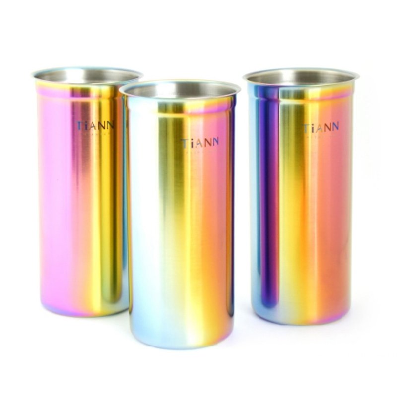 [Special Offer - Refurbished] Pure titanium single-layer cup 550ml, free insulated drink cup sleeve - Cups - Other Metals Multicolor