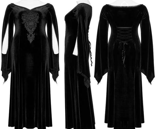 PLUS SIZE Gothic Dress, Medieval Dress, Plus Size Black Dress, Witch, 2XL  Dress, 3XL Dress -  Canada