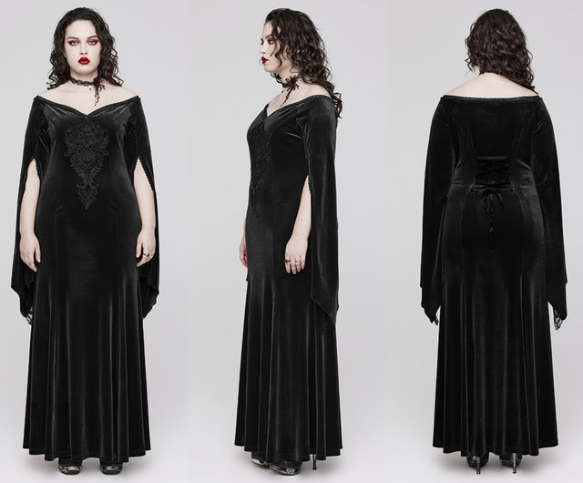 PLUS SIZE Gothic Dress, Medieval Dress, Plus Size Black Dress, Witch, 2XL  Dress, 3XL Dress -  Canada