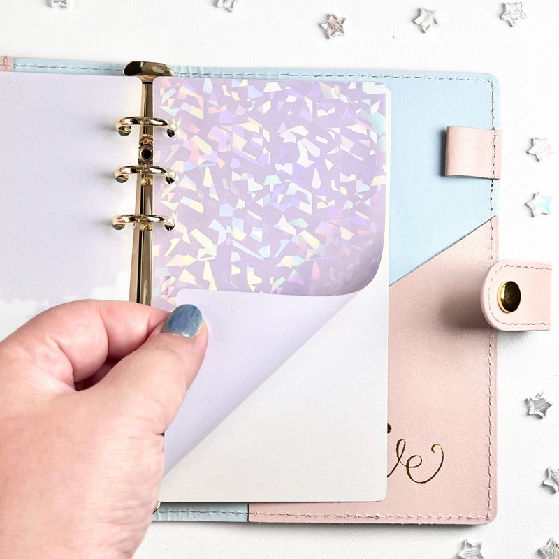 キラキラリフターLite パープル (バイブルサイズ) - ノート・手帳 - プラスチック パープル