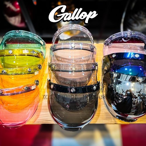 Gallop Kustom Kulture LOTTO通用可掀式泡泡鏡一般款- 8種可選購