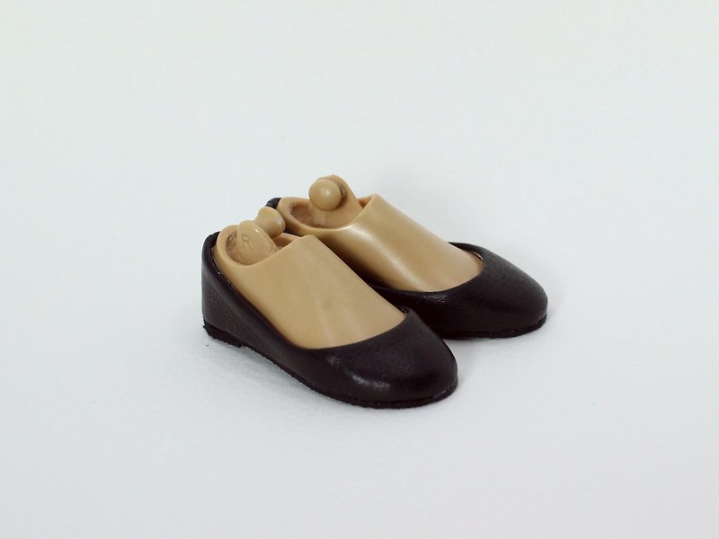 Flat shoes for Minifee Active BJD - Other - Genuine Leather Black